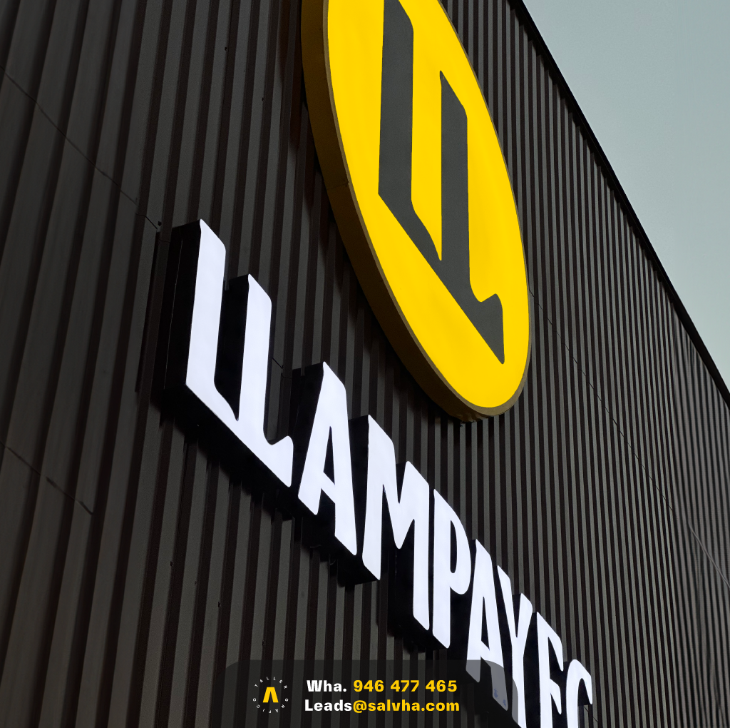 Letras 3D luminosas en Chiclayo, lambayeque