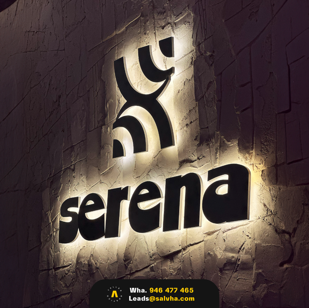 Letras 3D luminosas en Chiclayo, lambayeque