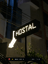 Jalavista luminoso rectangular doble cara - Hostal dorado