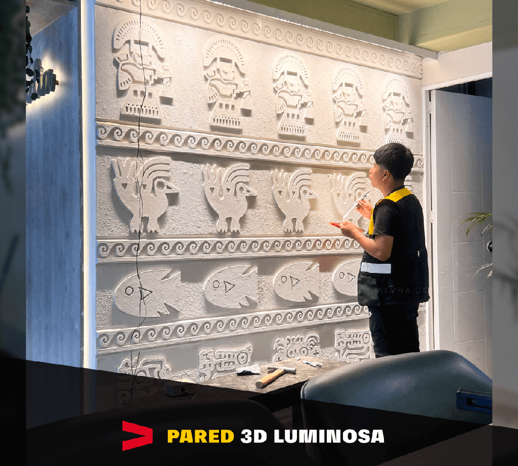 Acabado de paredes en 3D