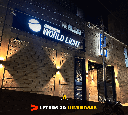 Letras de acrílico 3D luminosas - Gimnasio World Light